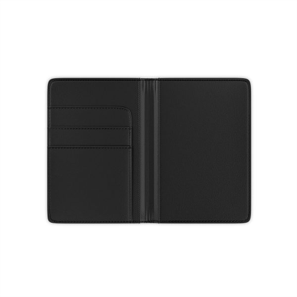 leather rfid travel wallet open passport cover inside with credit card slots