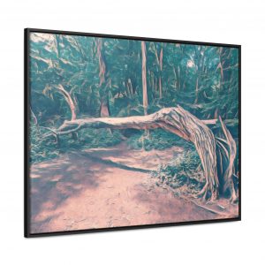 vlarge fallen tree art hanging